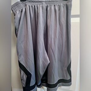 Jordan Gray and Black Athletic Shorts